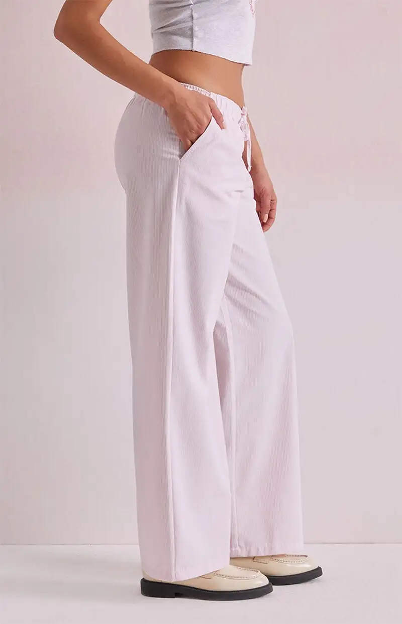 Beverly and Beck Linen Pull-On Pants