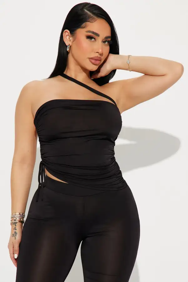 In The Night Pant Set - Black