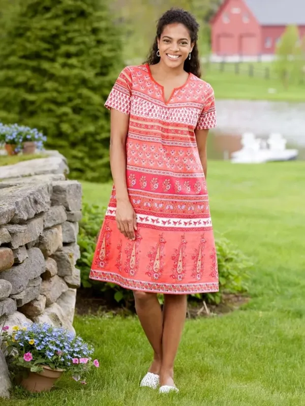Short-Length Cotton Muumuu