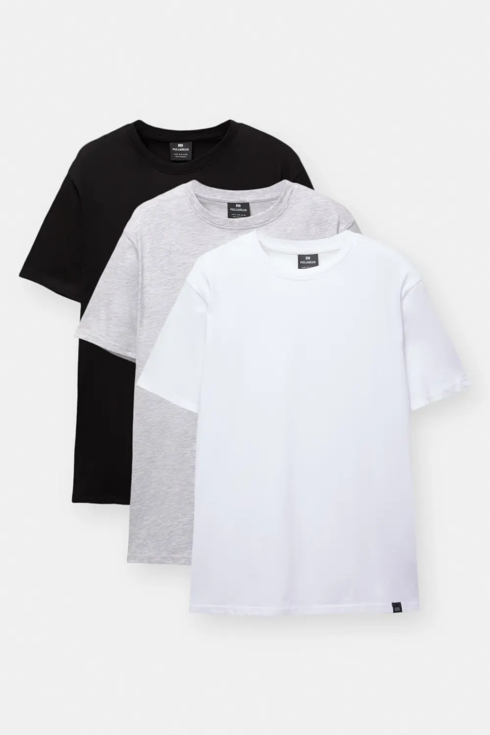 Pack of 3 basic regular fit T-shirts