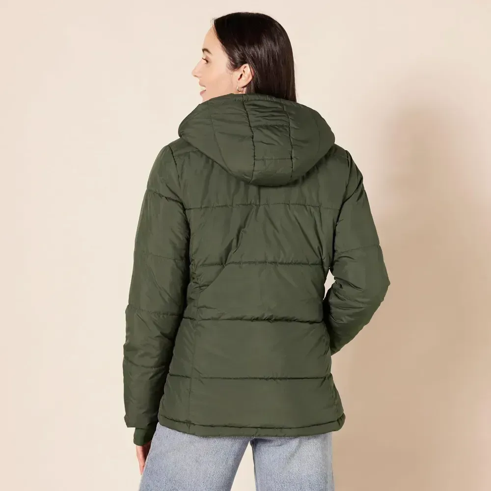 Women's Heavyweight Long-Sleeve Hooded Puffer Coat (Available in Plus Size)