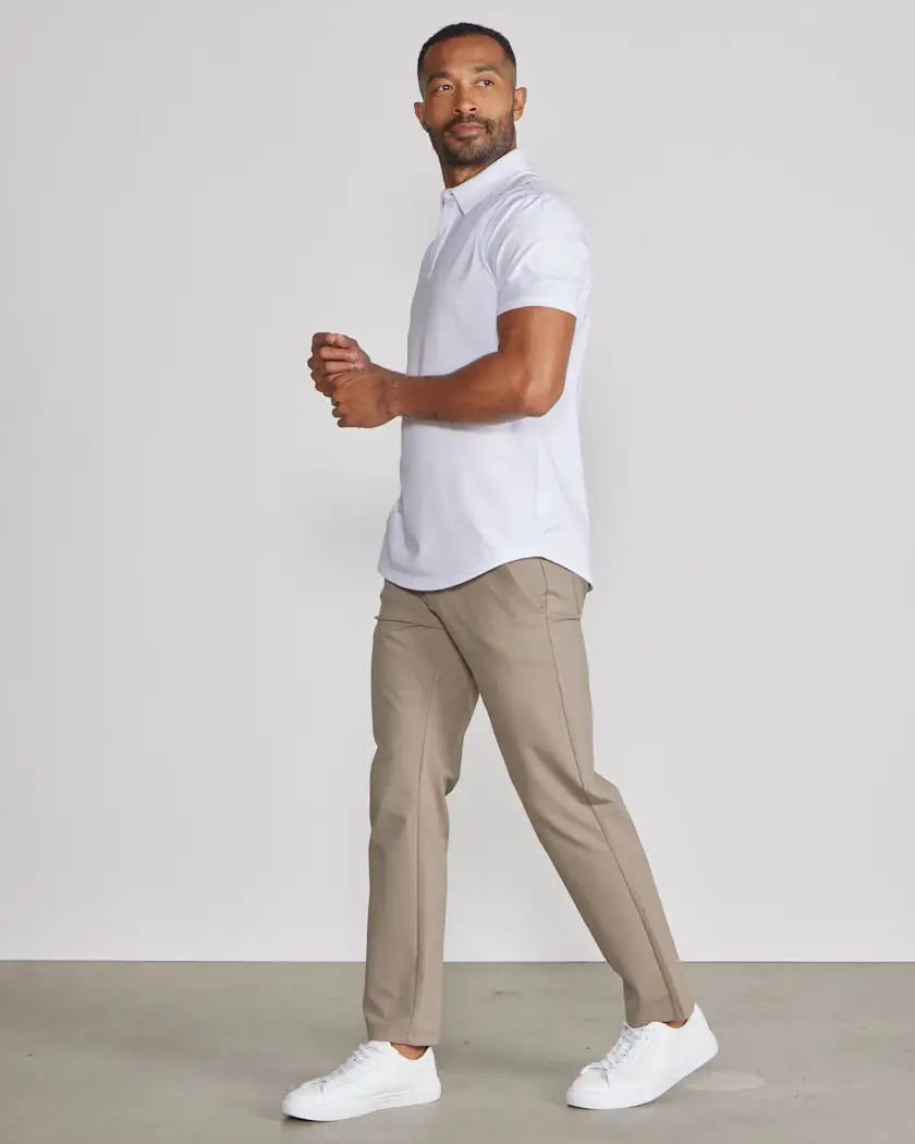 Lux Short Sleeve Polo - Concealed