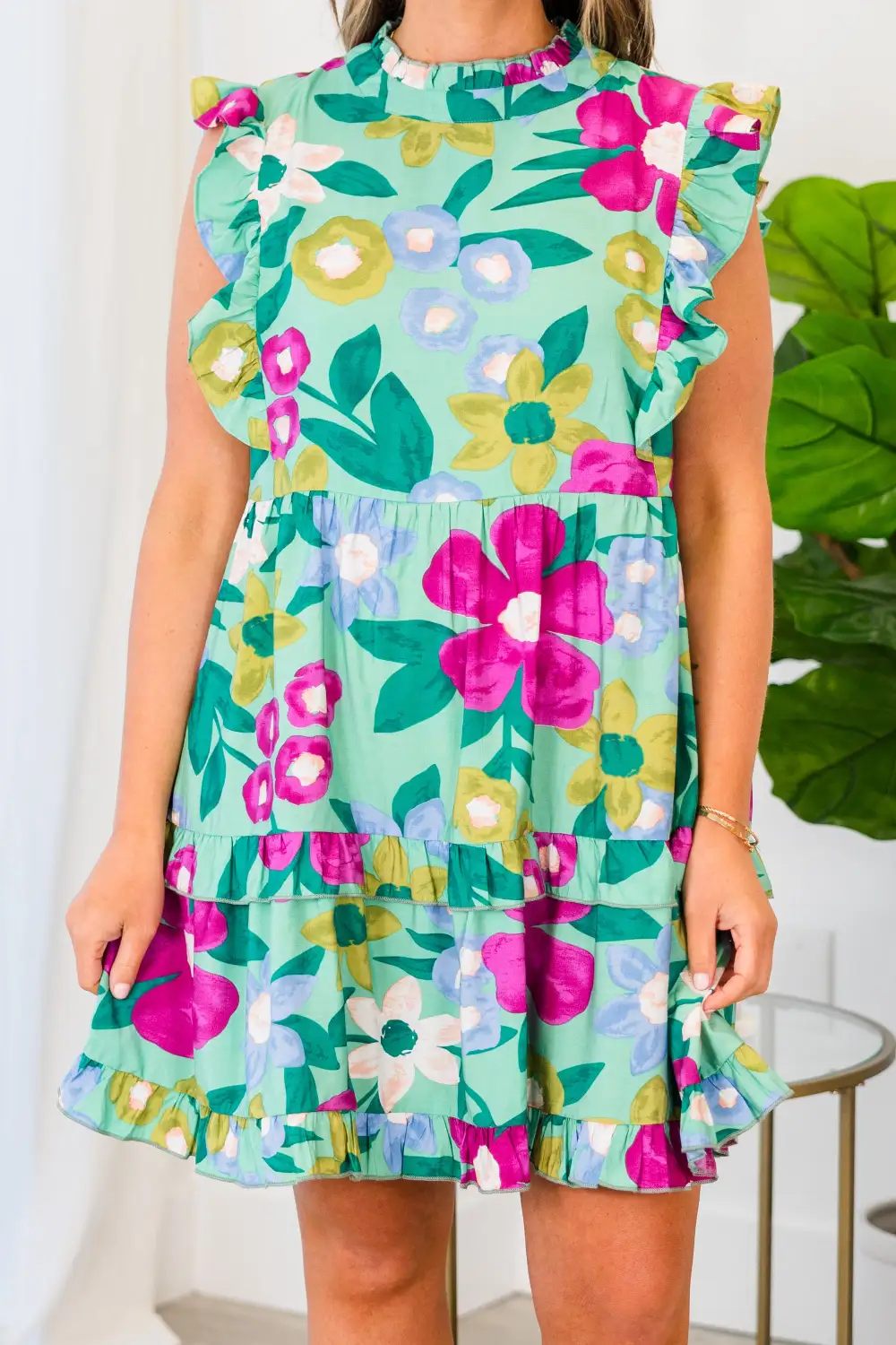 Meet Me In Mexico Dress, Mint