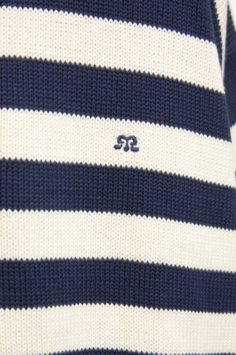 Jersey rayas cuello cremallera