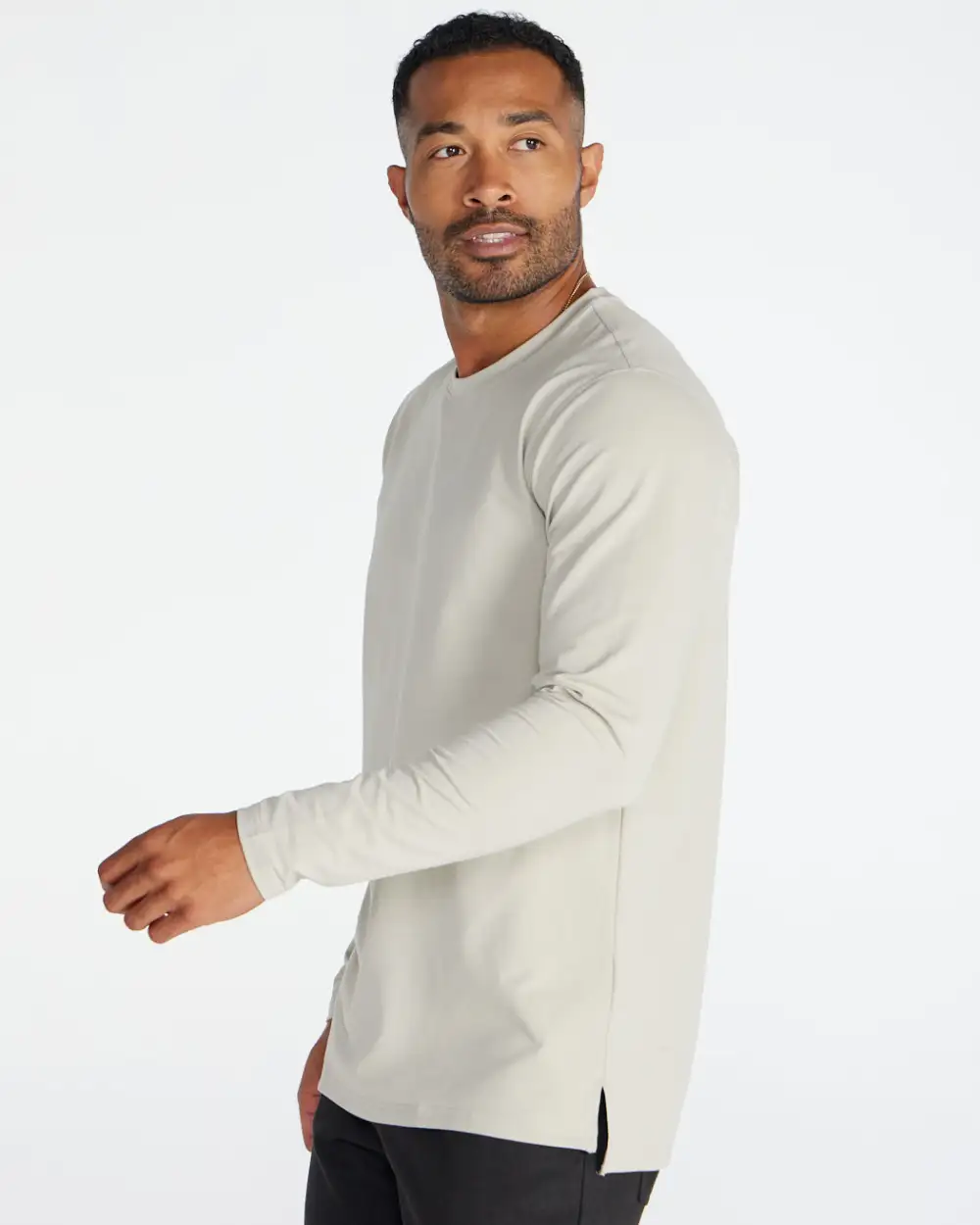 Long Sleeve: Lux Split Hem