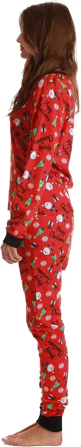 Women's Thermal Underwear Pajamas Set