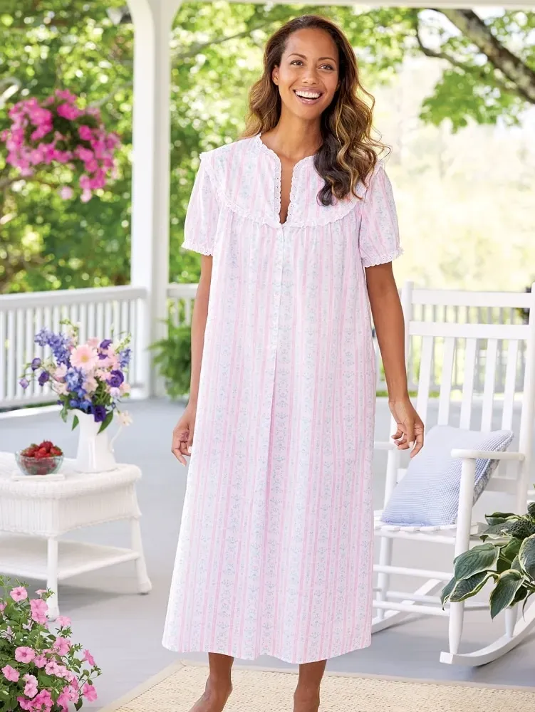 Original Lanz Tyrolean Cotton Lawn Nightgown