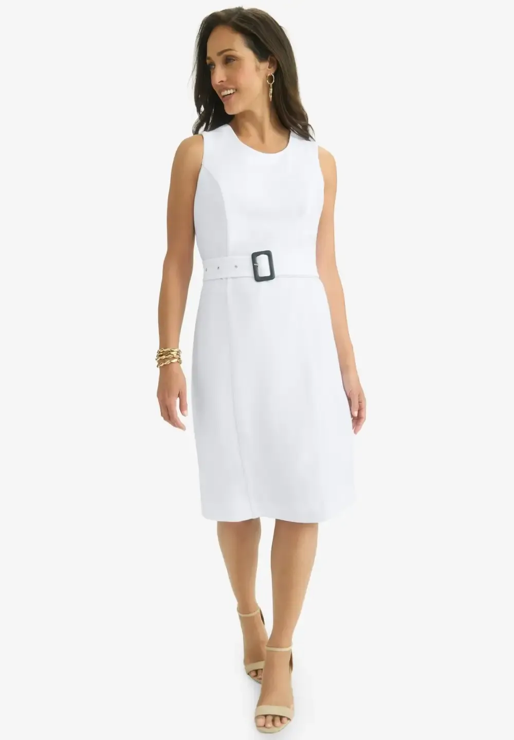 Belted Jacket Dress