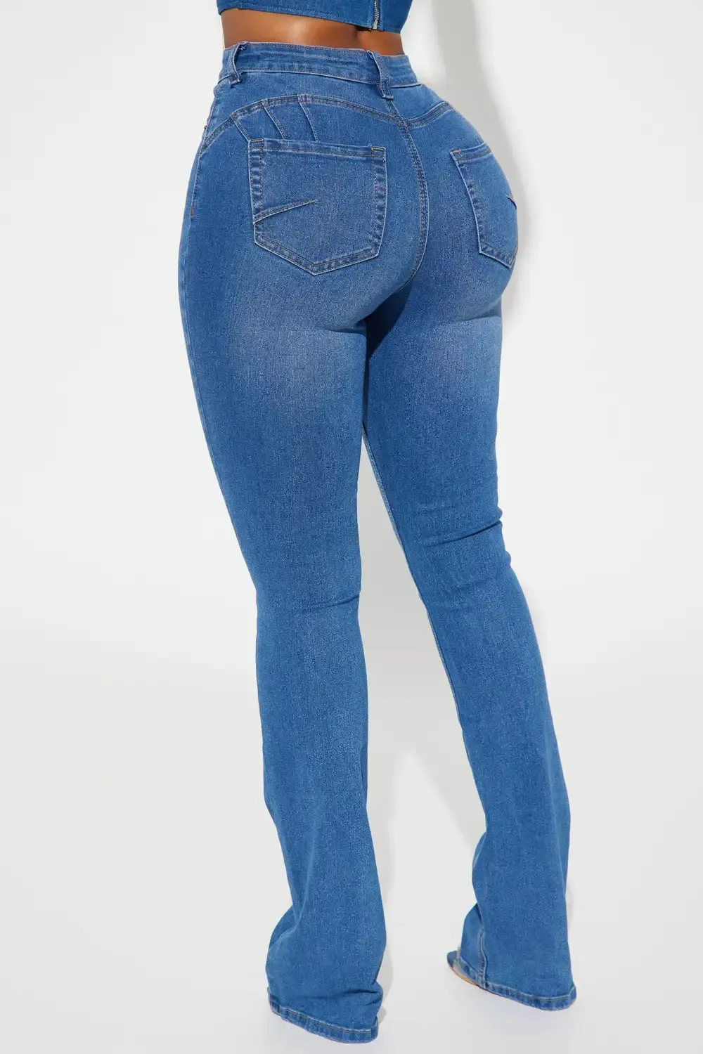 Tucson Booty Lifting Stretch Bootcut Jeans - Medium Wash