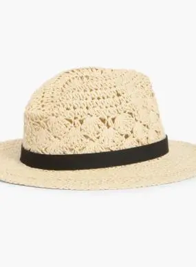 Packable Open Weave Panama Hat