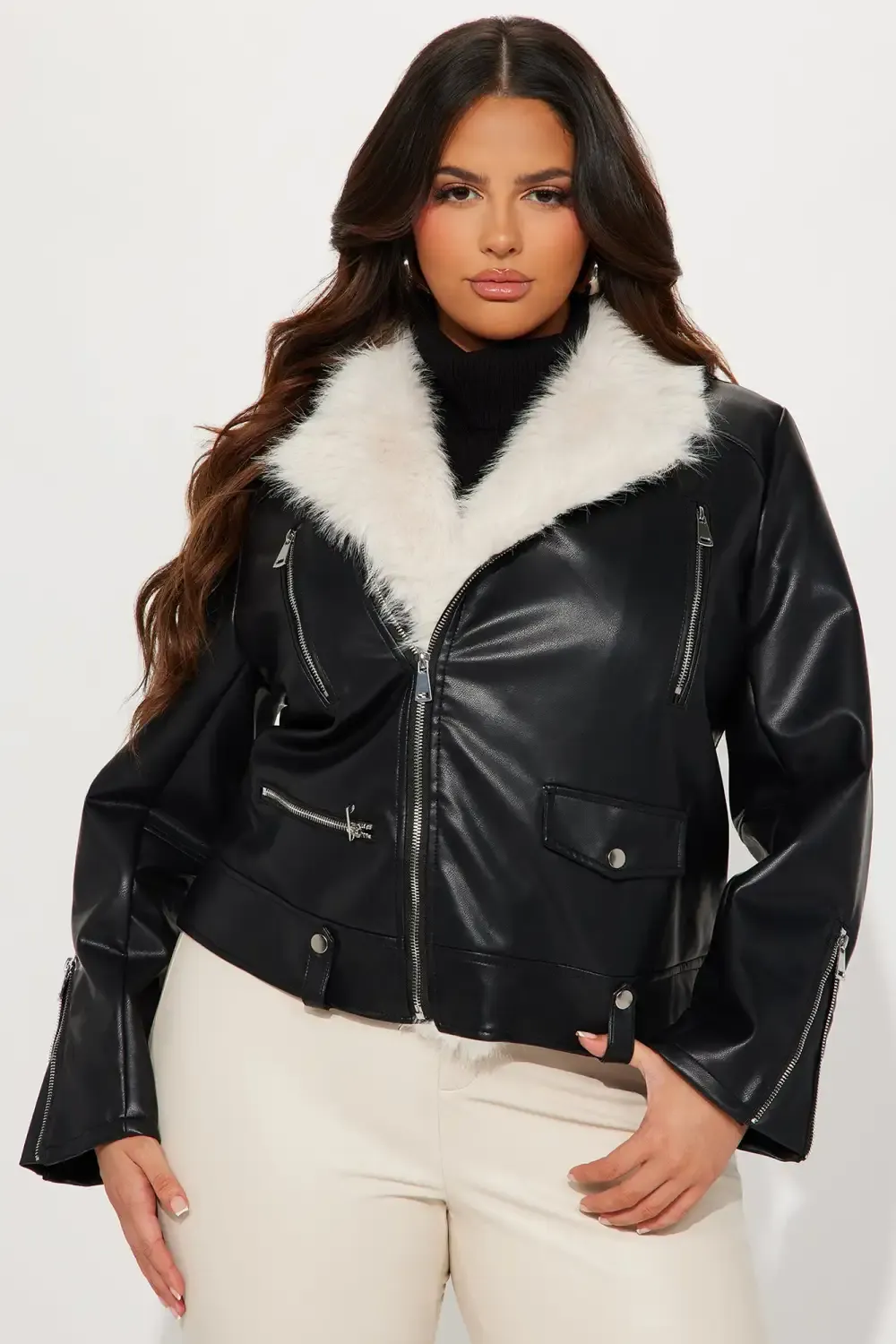 Cozy On The Inside Moto Jacket - Black