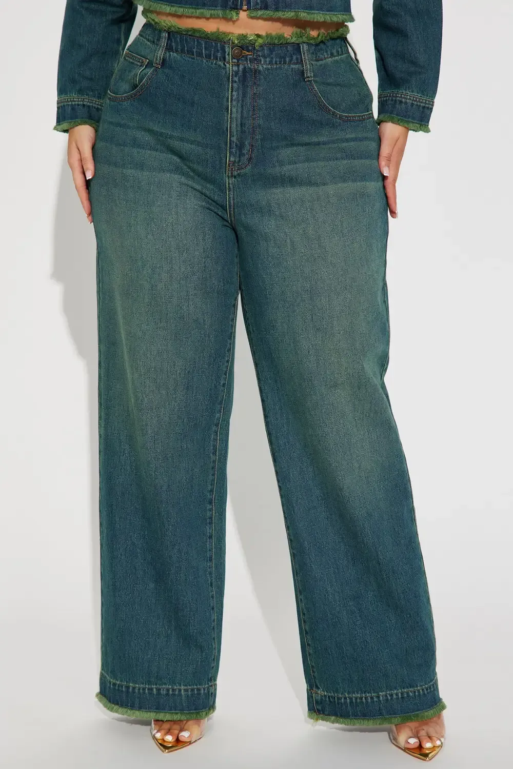 Gatekeeper Tinted Non Stretch Baggy Jeans - Medium Wash