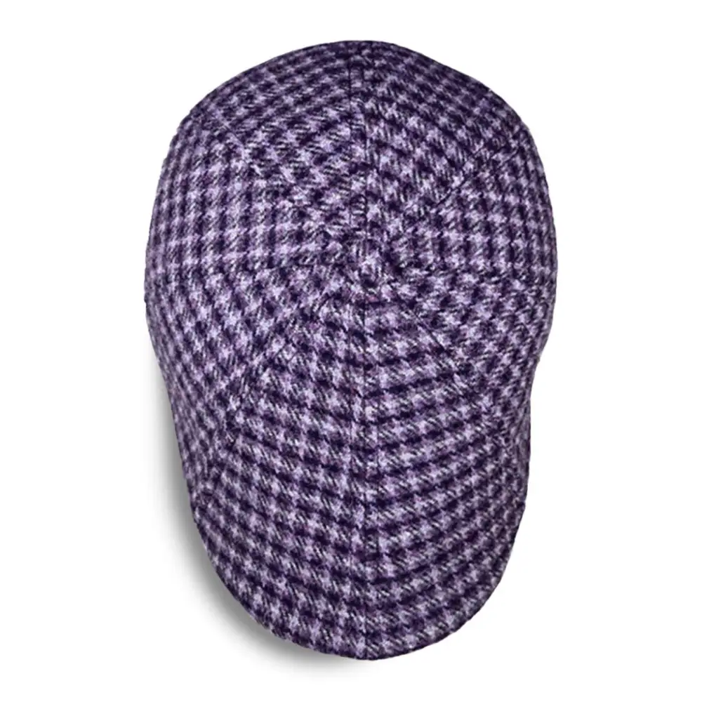 The Braveheart Boston Scally Cap - Thistle and Grey