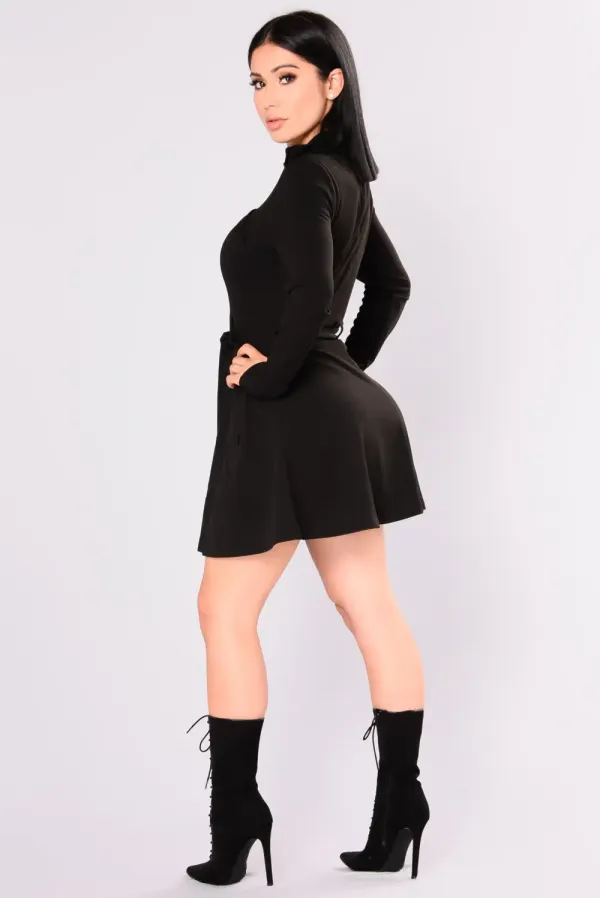 Feeling Fancy Collar Jacket - Black
