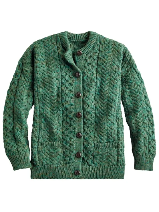 Women's Irish Wool Timeless Cardigan