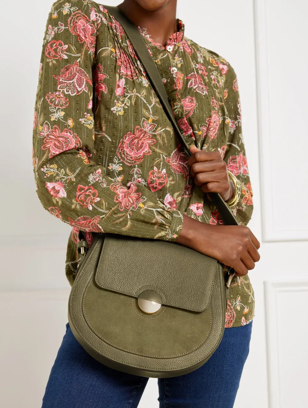 Saddle Leather Crossbody Bag