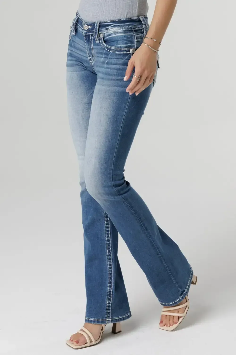 Featherington Floral Bootcut Jeans