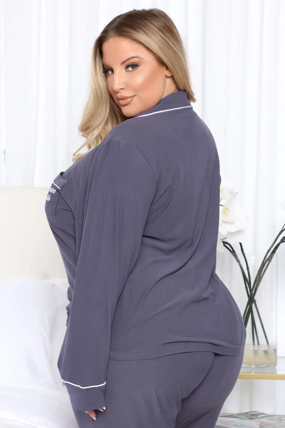 Awakeish PJ Pant Set - Navy