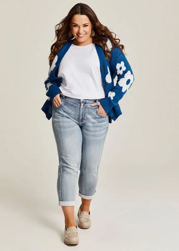 Petite Easy Fit Denim Jean