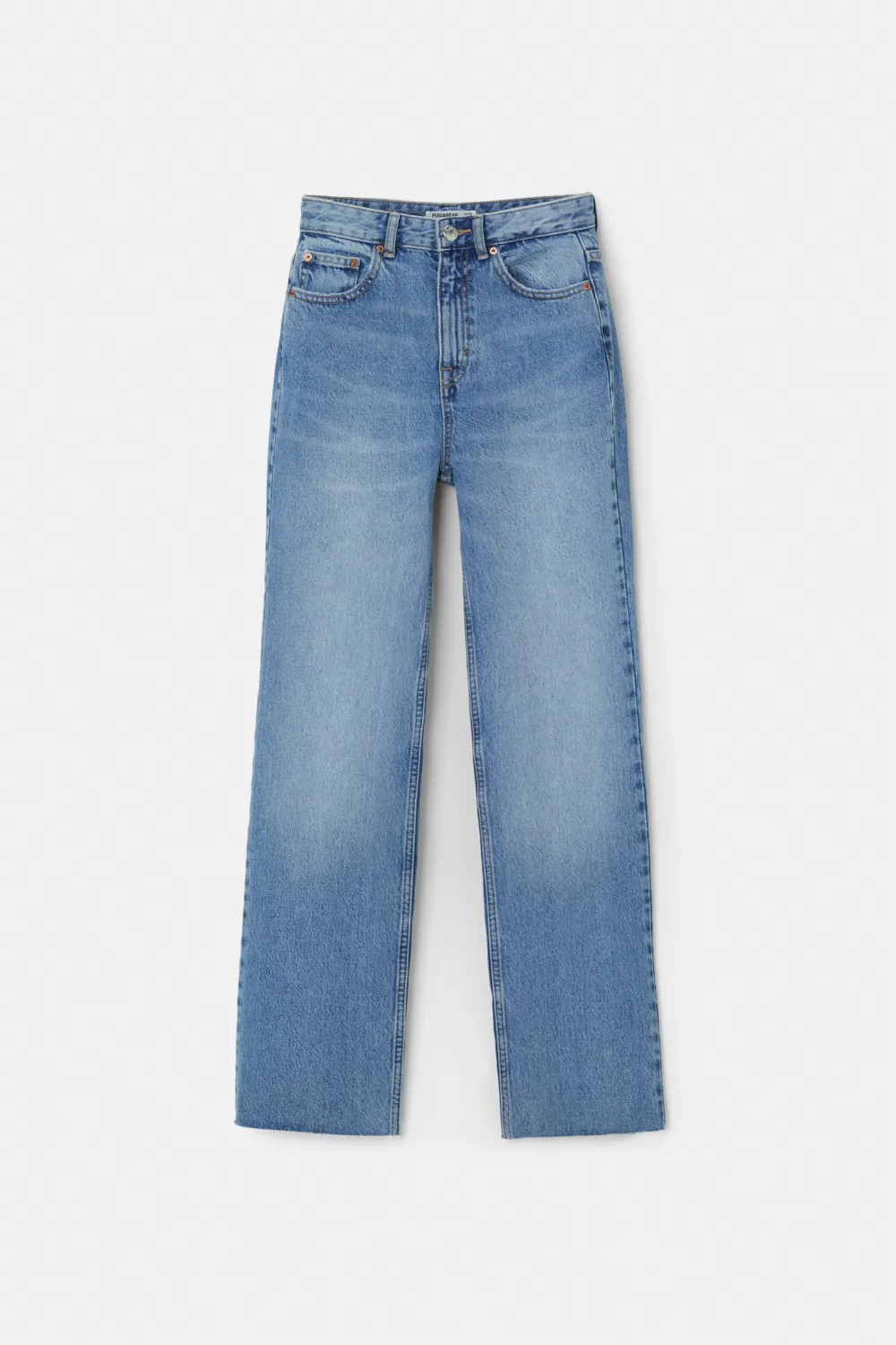 Jeans rectos tiro alto