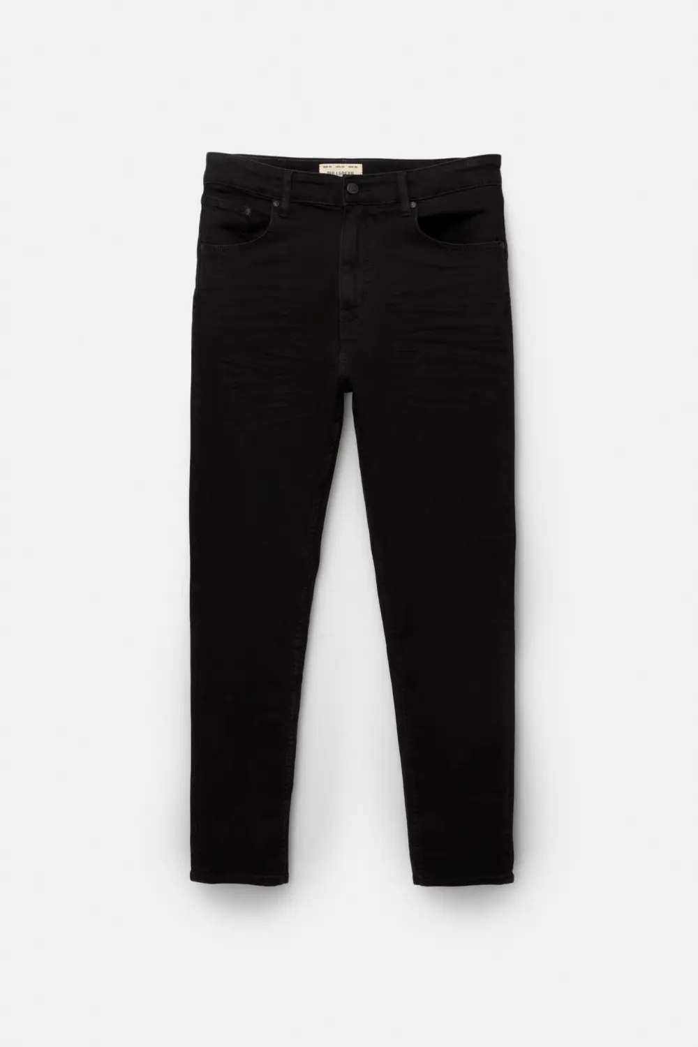 Washed carrot-fit jeans
