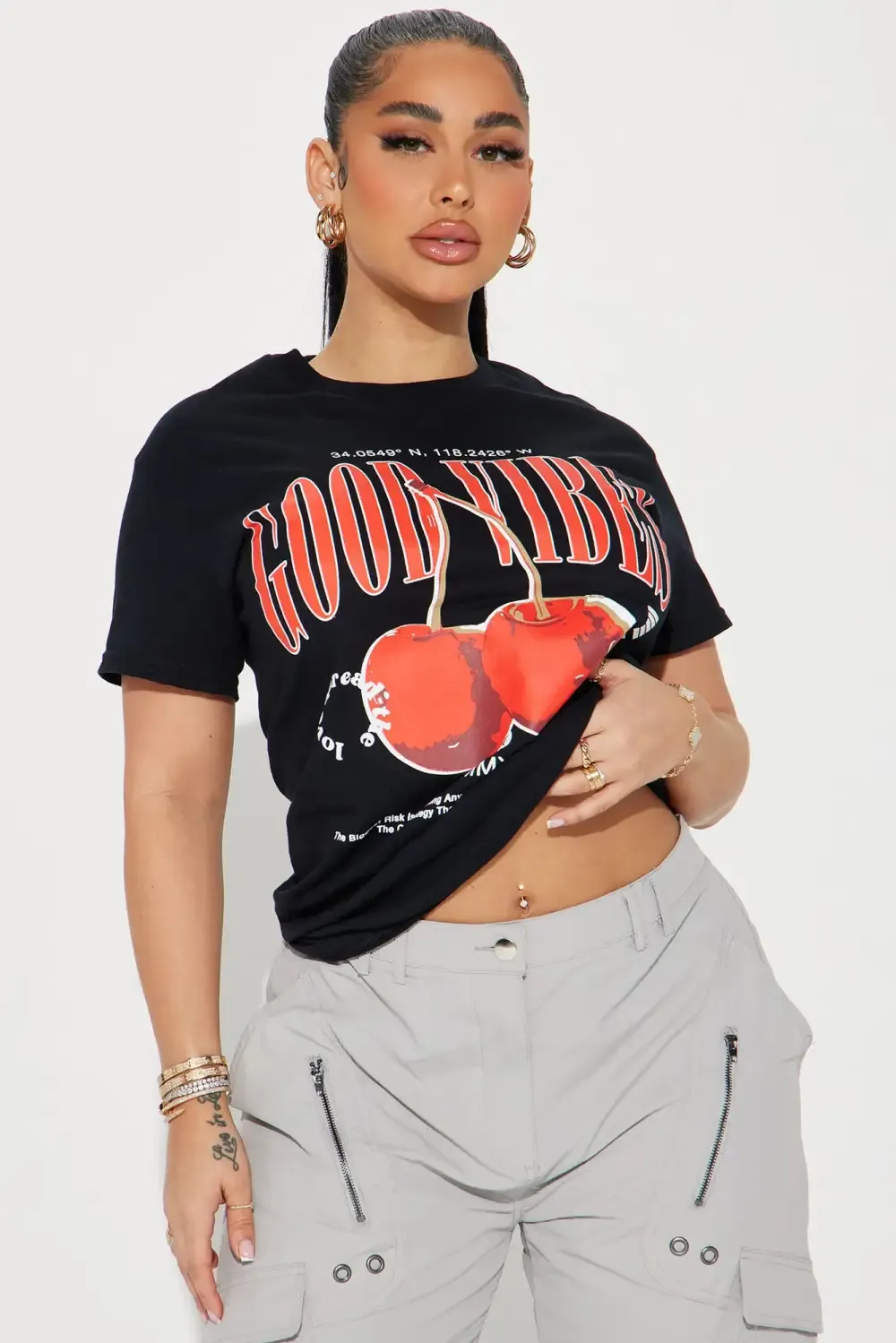 Good Vibes Spread The Love SHort Sleeve Tee - Black