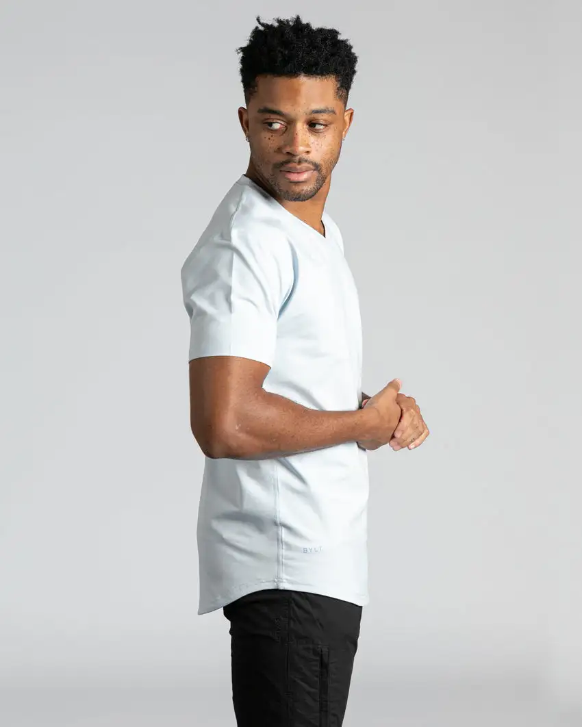 Drop-Cut V-Neck: Lux