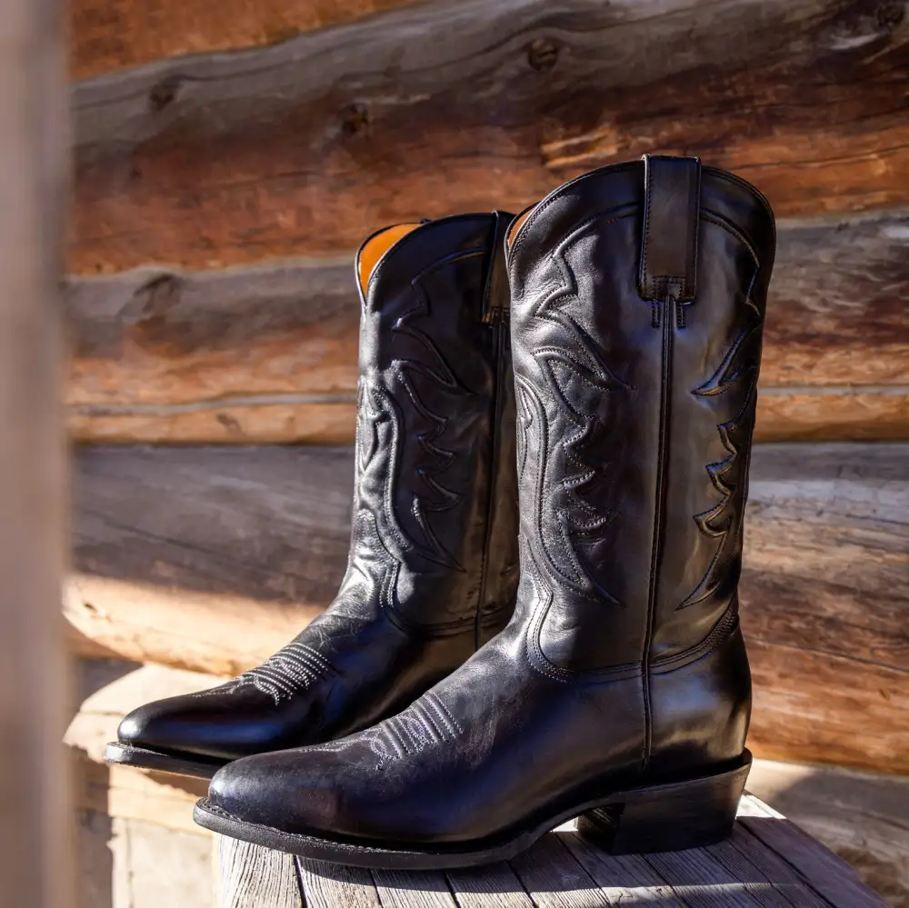 Ames Corded & Burnished Leather Boot