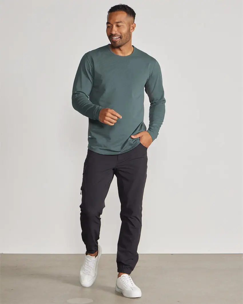 Drop-Cut Long Sleeve: Lux
