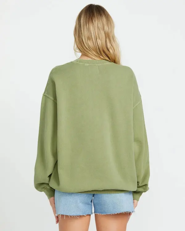 Ride In Crew Sweatshirt - Avocado