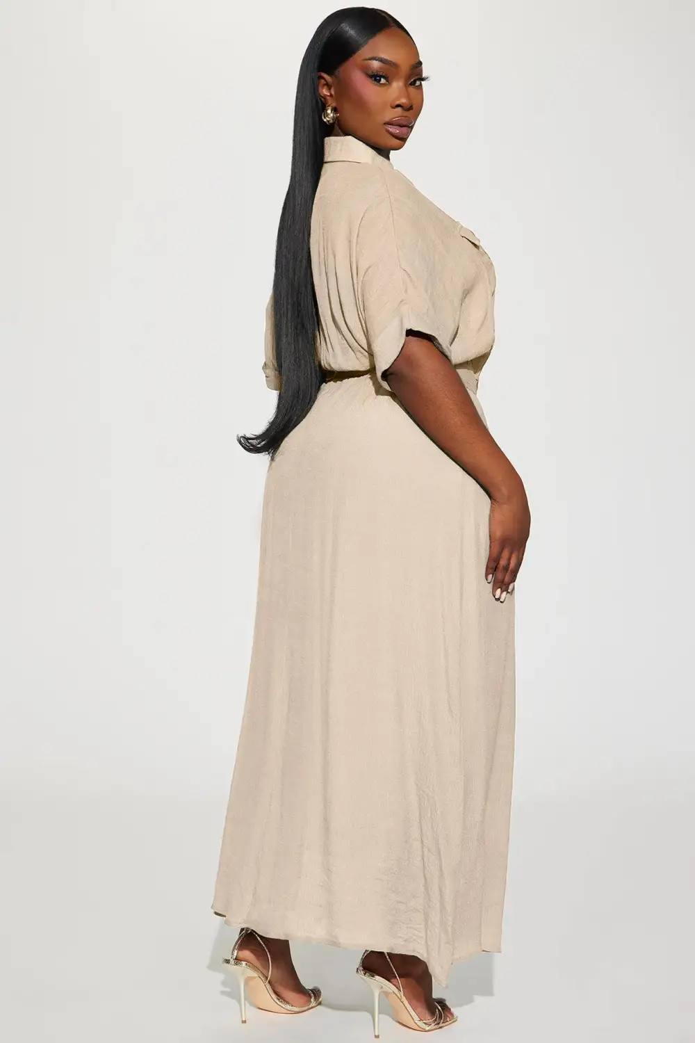 Lucille Maxi Dress - Taupe