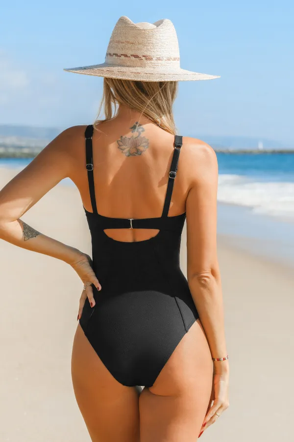 Boho Floral Underwire Slim & Sculpt One-Piece Swimsuit