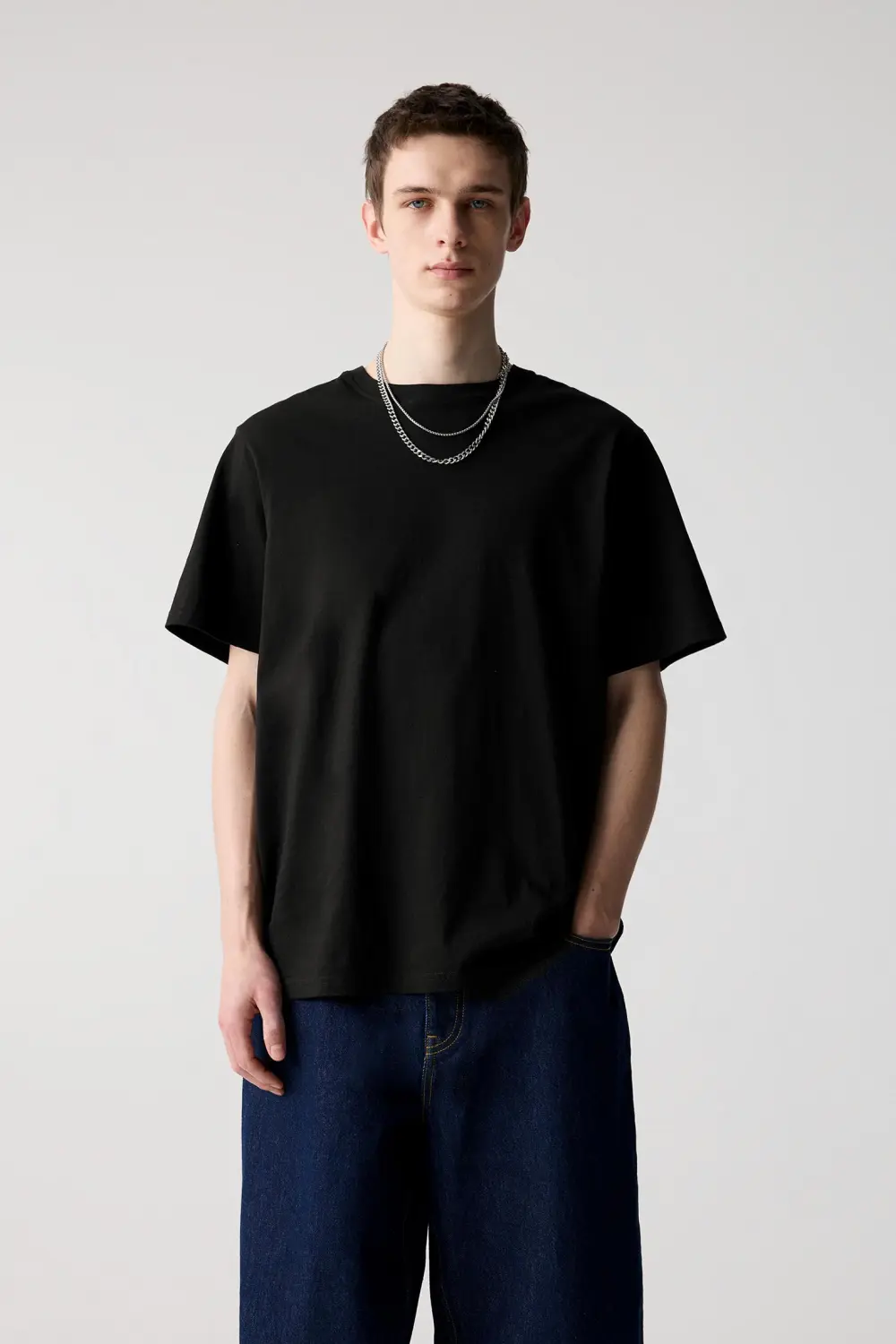 Basic short sleeve cotton T-shirt