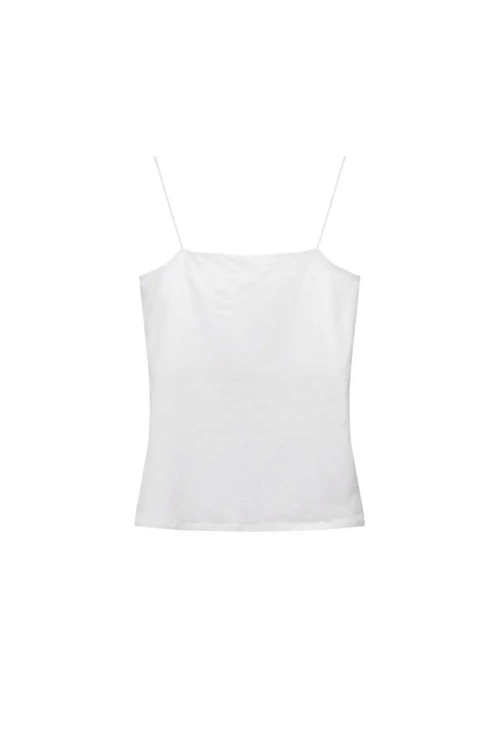 Strappy straight-cut top