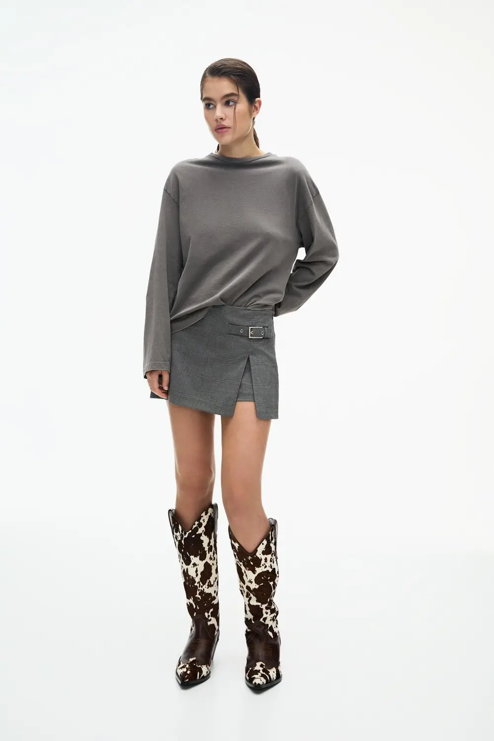 Camiseta manga larga oversize