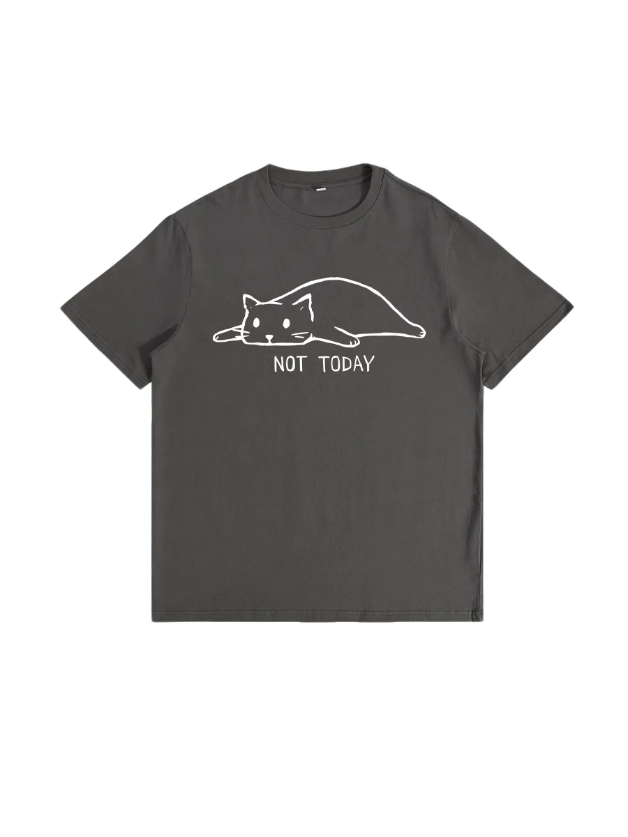 Cute Cat Short Sleeve T-Shirt