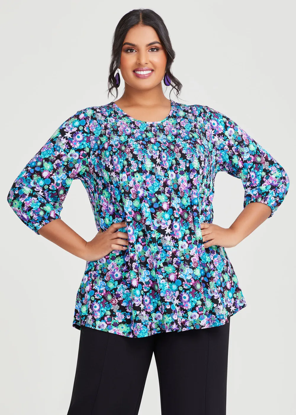 Natural Ditzy Days Top