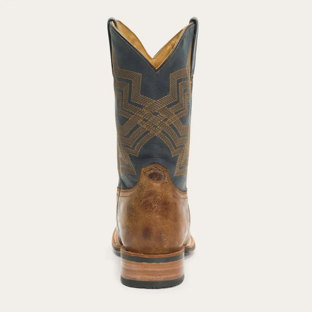 Goddard Burnished Blue & Brown Leather Boot