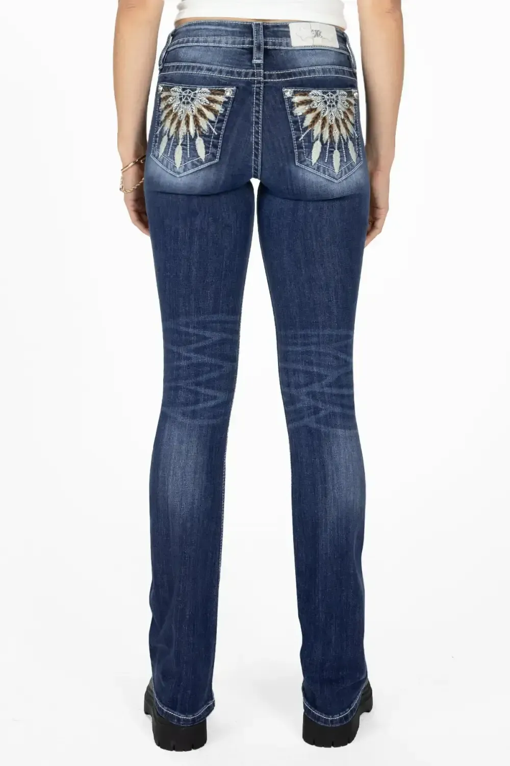 Feather Dreamcatcher Bootcut Jeans