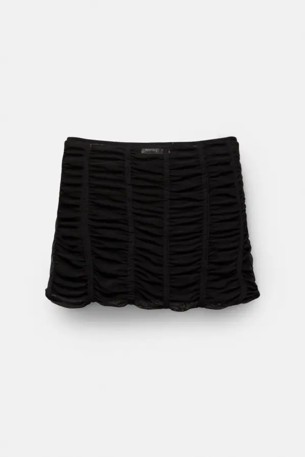 Strapless corsetry-inspired top
