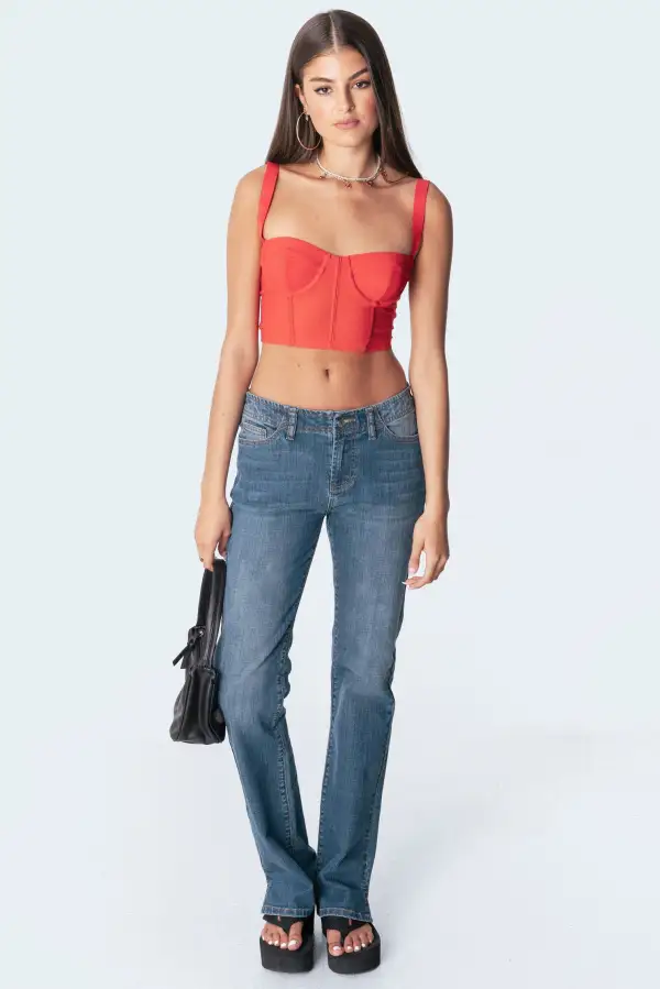Teagen Mesh Corset Top