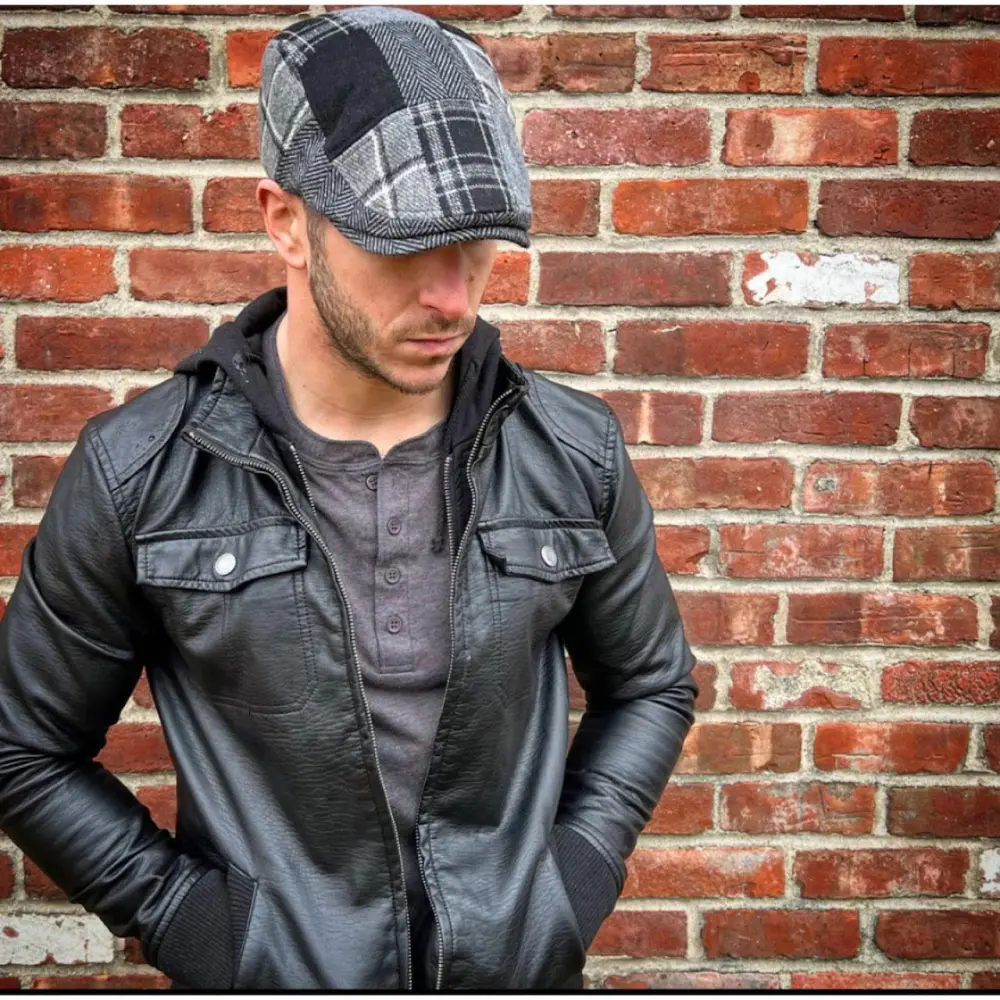 The Lunchbox Blackbox Edition Boston Scally Cap - Black Plaid