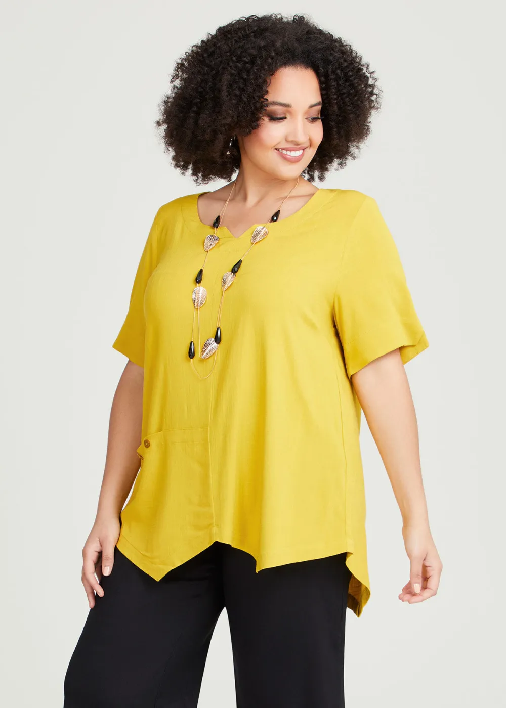 Natural Eve Spliced Top