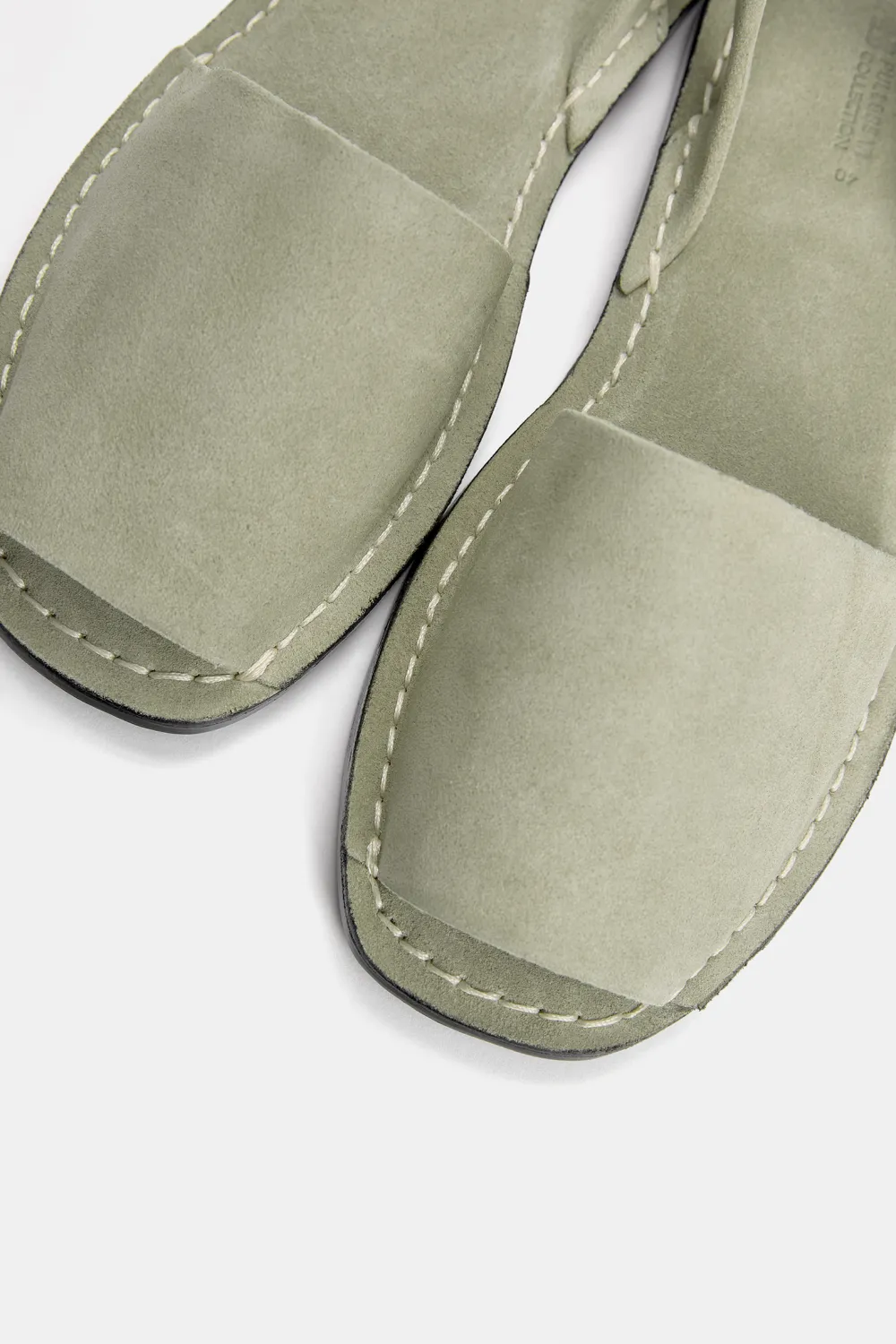 Sandalias planas piel