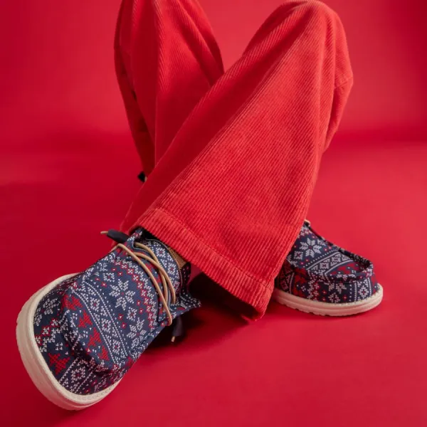 Wally Winter Sweater - Navy/Multi