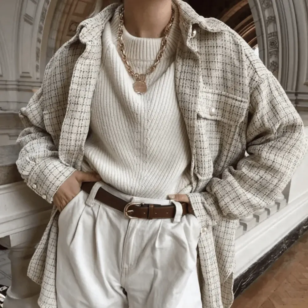 Oversized Vintage Plaid Shirt