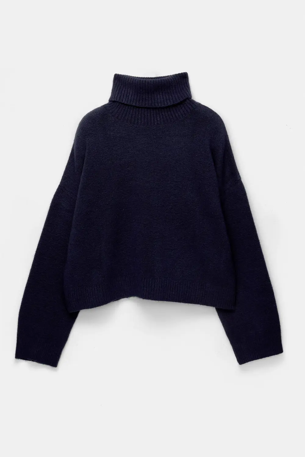Jersey cuello alto soft touch