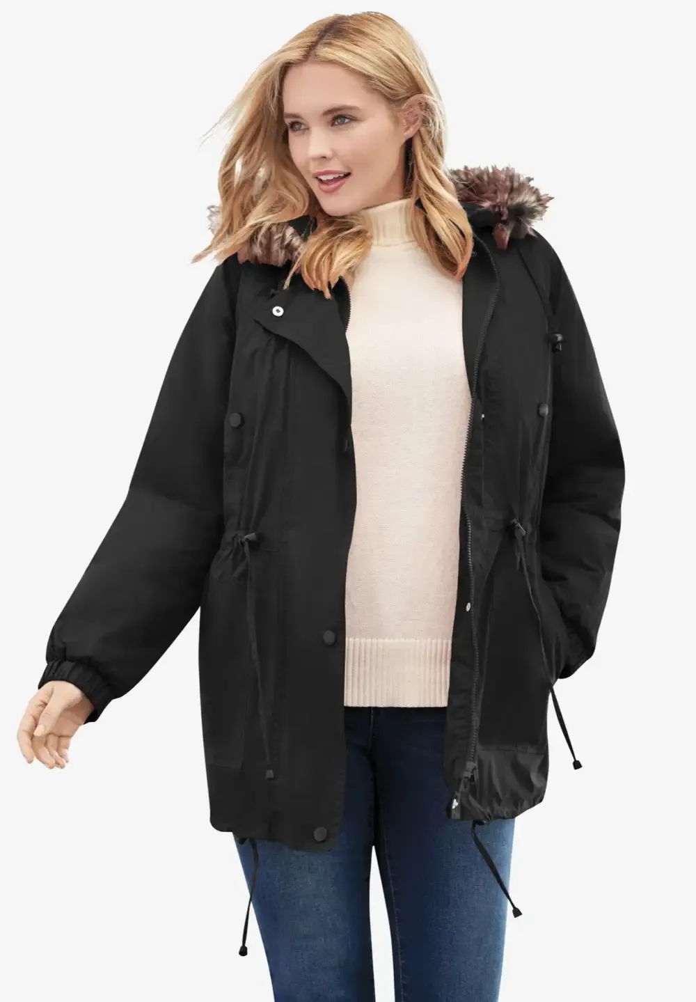 Quilt-Lined Taslon® Anorak