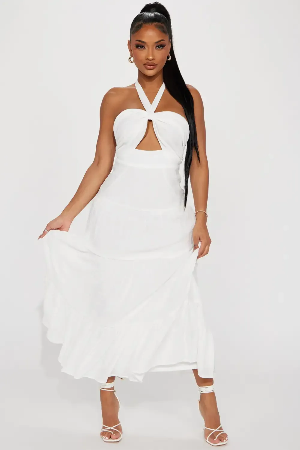 Jada Maxi Dress - Ivory