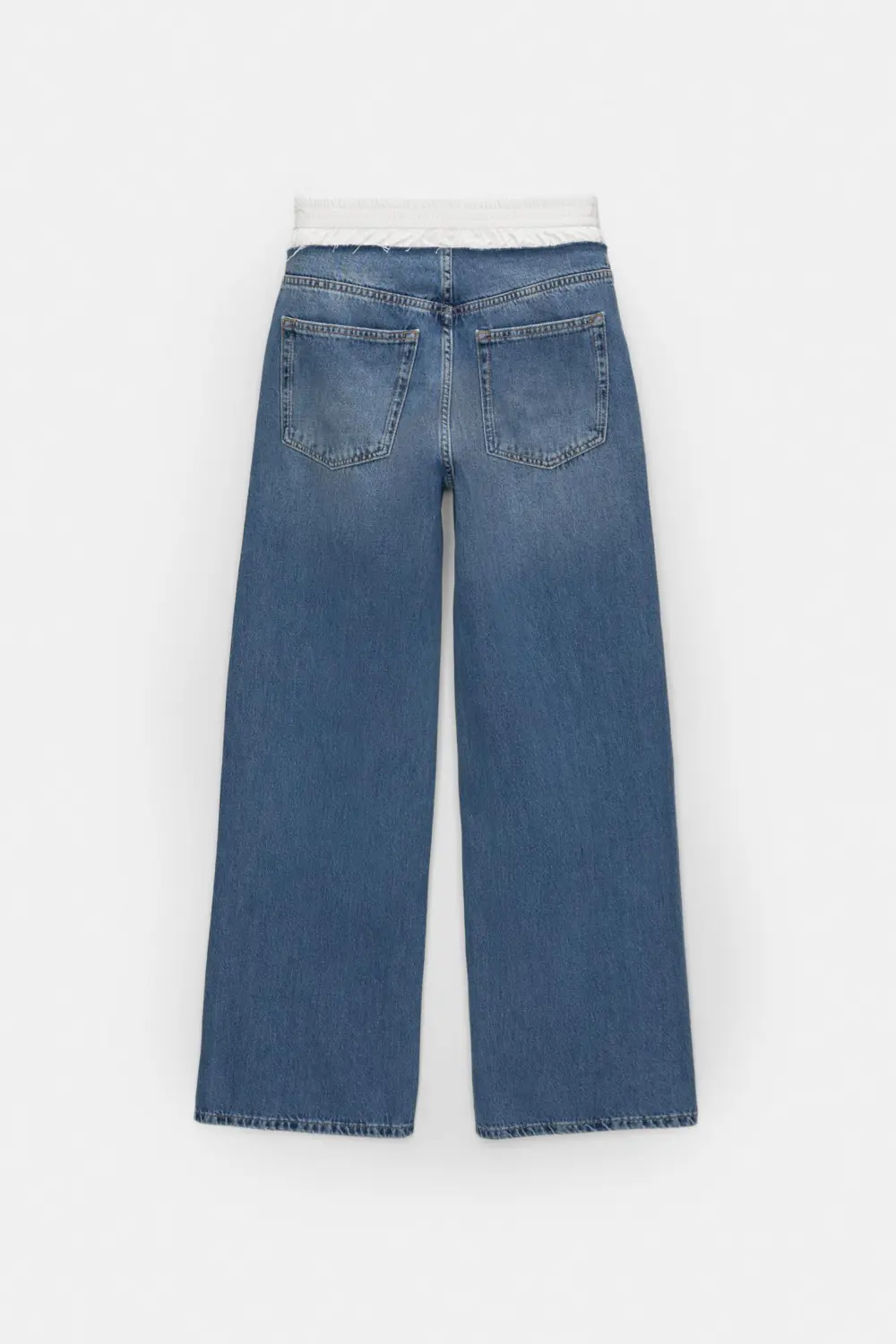 Jeans baggy cintura bóxer